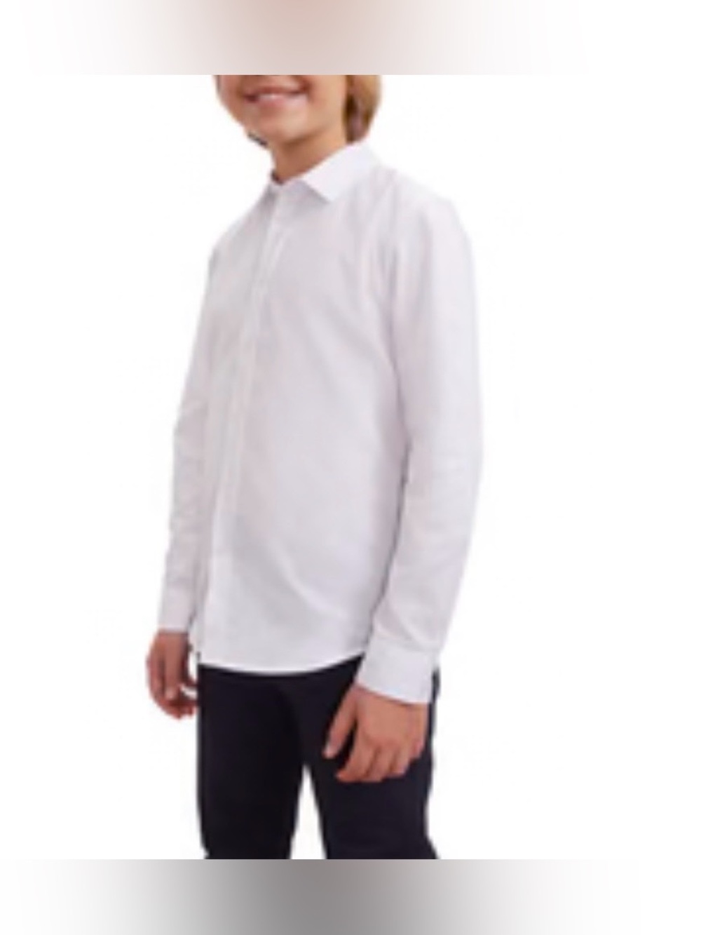 wonder nation White Button-Down Dress Shirt for Boys